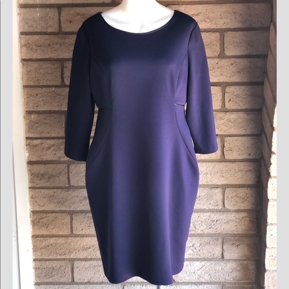 🔥 Tahari 🔥 Petite Dress in Purple - Picture 9 of 9